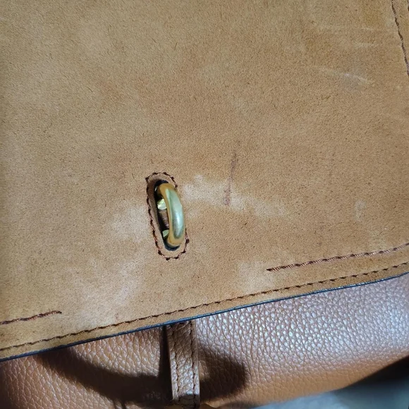 See By Chloe | Joan Small Suede/Leather Brown Crossbody Bag - Picture 3 of 6